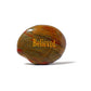 Marbled stone with 'Believed' text on a white background