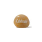 Round stone with 'Celebrate' engraved on a white background