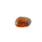 Orange stone with 'Cherish' engraved on a white background