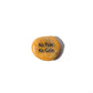 Orange stone with 'No Pain No Gain' text on a white background