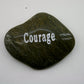 Etched Inspirational River Rock Courage