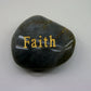 Etched Inspirational River Rock Faith