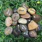 Etched Inspirational River Rock Blessed