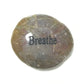 Etched Inspirational River Rock Breathe