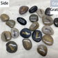 Double Side Etched Inspirational Stones with Words gratitude grateful